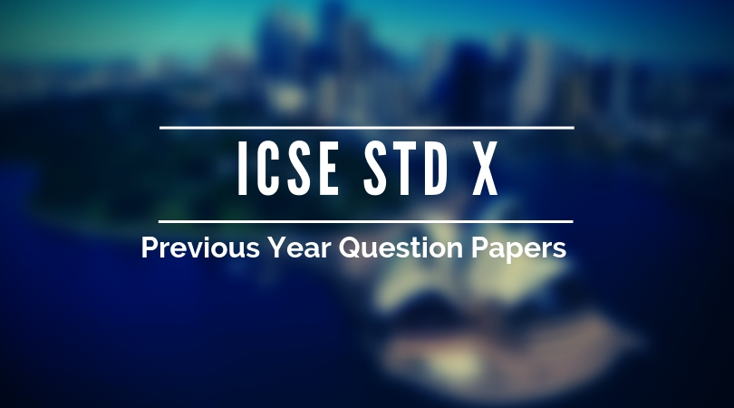 10 Years Question Papers Icse Class 10 Computer